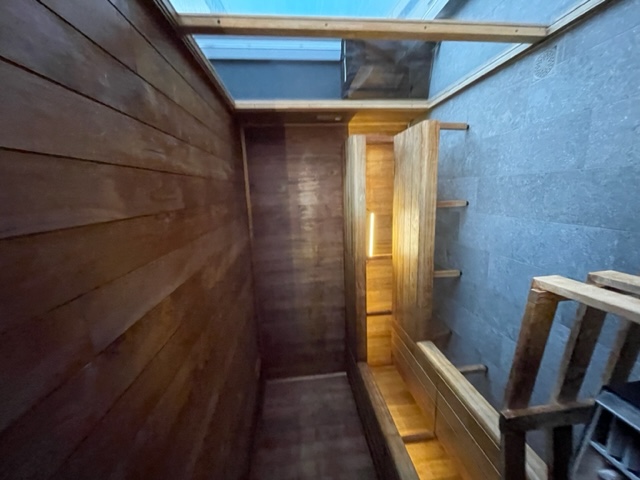 Sauna Montpellier : La baie vitrée